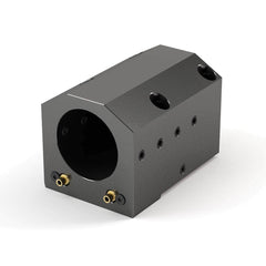 Global CNC Industries - Turret & VDI Tool Holders; Type: Doosan ID Block ; Clamping System: 90mm X 90mm ; Tool Axis: ID ; Through Coolant: No ; Additional Information: 4 Mounting Holes - Exact Tool & Supply