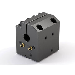 Global CNC Industries - Turret & VDI Tool Holders; Type: Haas ID Block ; Clamping System: 73mm X 70mm ; Tool Axis: ID ; Through Coolant: No ; Additional Information: 4 Mounting Holes - Exact Tool & Supply