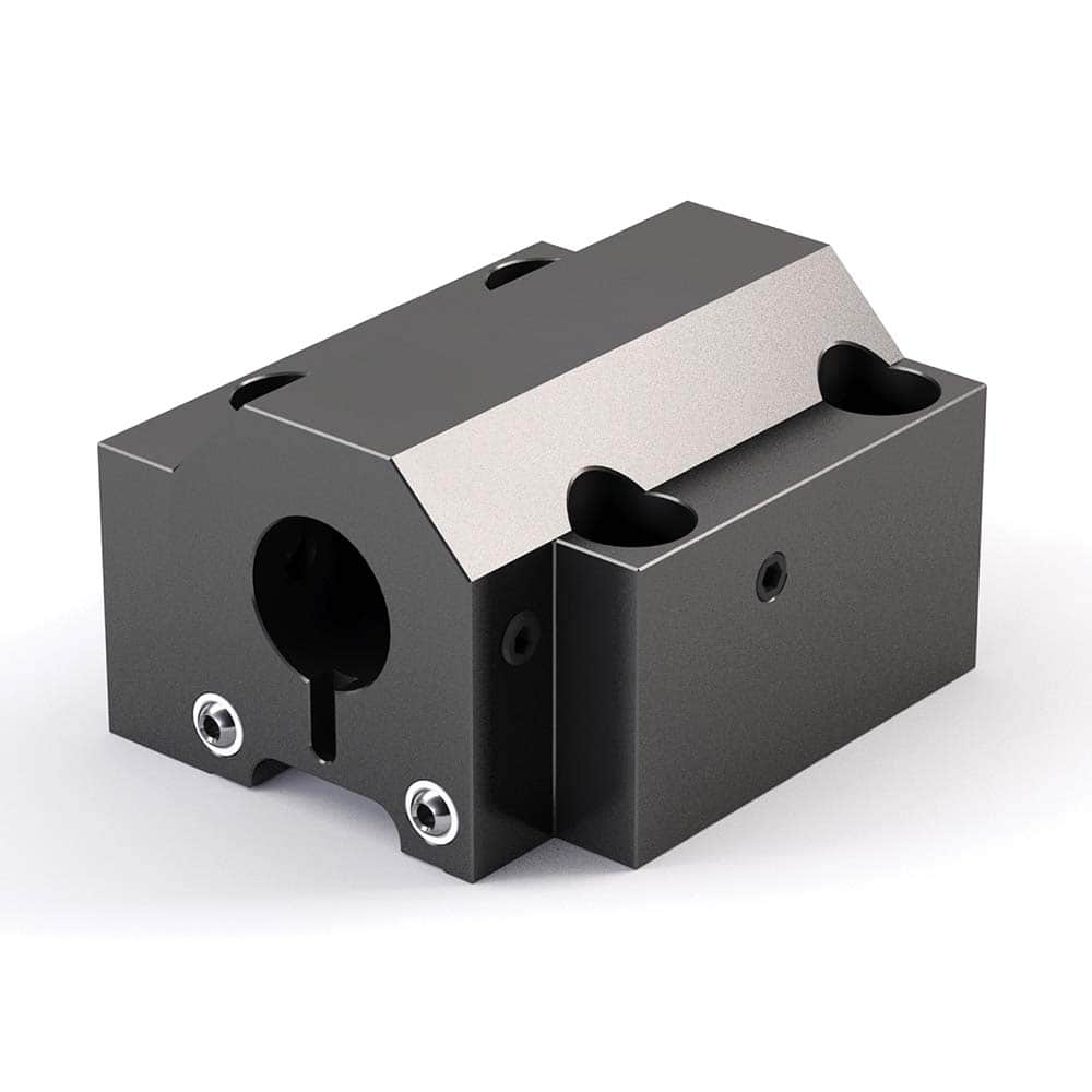Global CNC Industries - Turret & VDI Tool Holders; Type: Mazak ID Block ; Clamping System: 94mm X 84mm ; Tool Axis: ID ; Through Coolant: No ; Additional Information: 4 Mounting Holes - Exact Tool & Supply