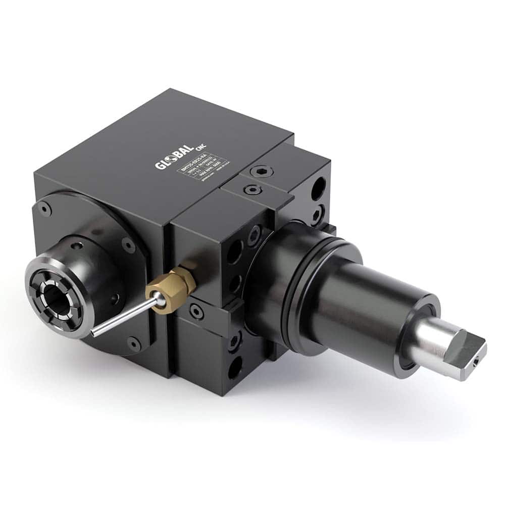 Global CNC Industries - Turret & VDI Tool Holders; Type: BMT Live Tooling ; Clamping System: ER25 ; Tool Axis: Radial ; Through Coolant: Yes - Exact Tool & Supply