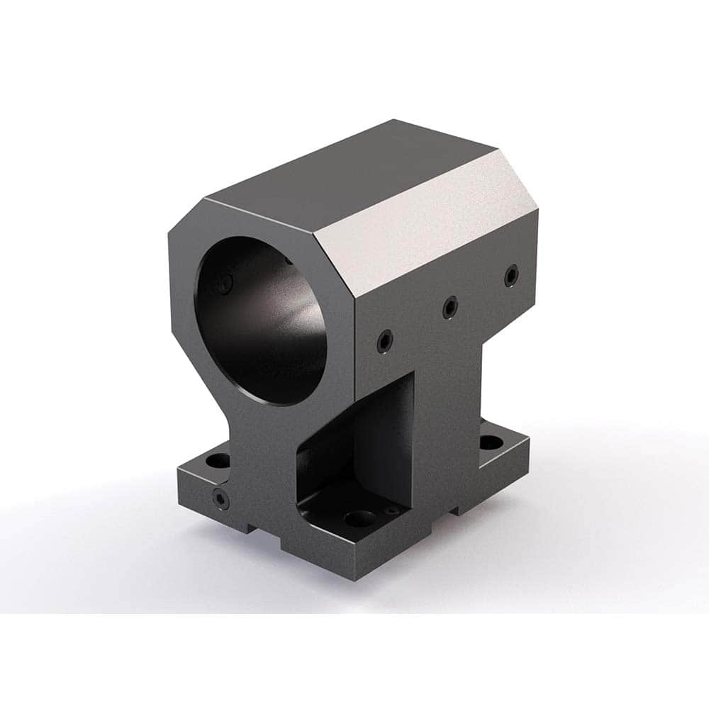 Global CNC Industries - Turret & VDI Tool Holders; Type: Mori ID Block ; Clamping System: 94mm X 84mm ; Tool Axis: ID ; Through Coolant: No ; Additional Information: 4 Mounting Holes - Exact Tool & Supply