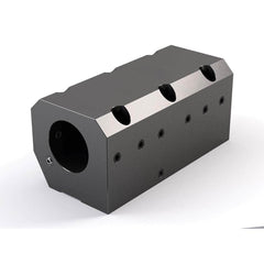 Global CNC Industries - Turret & VDI Tool Holders; Type: Mazak ID Block ; Clamping System: 114mm X 203mm ; Tool Axis: ID ; Through Coolant: No ; Additional Information: 6 Mounting Holes - Exact Tool & Supply