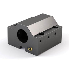 Global CNC Industries - Turret & VDI Tool Holders; Type: Hwacheon ID Block ; Clamping System: 115mm X 80mm ; Tool Axis: ID ; Through Coolant: No ; Additional Information: 4 Mounting Holes - Exact Tool & Supply