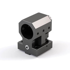 Global CNC Industries - Turret & VDI Tool Holders; Type: Nakamura ID Block ; Clamping System: 60mm X 50mm ; Tool Axis: ID ; Through Coolant: No ; Additional Information: 4 Mounting Holes - Exact Tool & Supply