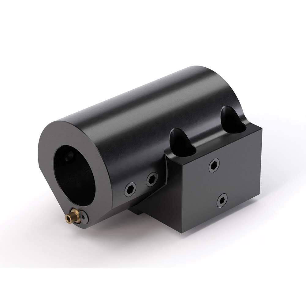 Global CNC Industries - Turret & VDI Tool Holders; Type: Okuma Howa ID Block ; Clamping System: 80mm X 50mm ; Tool Axis: ID ; Through Coolant: No ; Additional Information: 4 Mounting Holes - Exact Tool & Supply