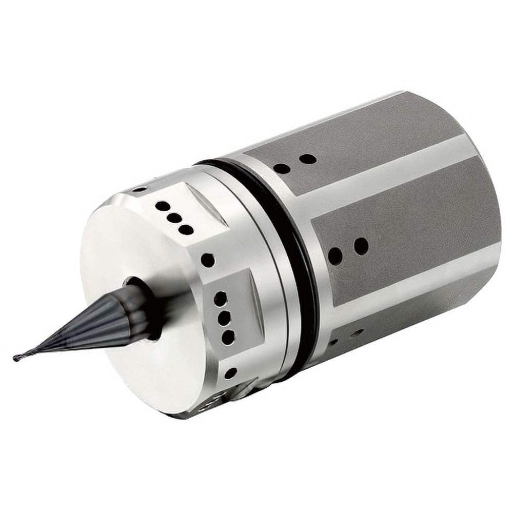 CoolSpeed - Fluid & Air-Mist High-Speed Spindles; Drive Type: Air-Mist ; RPM: 55000.000 ; Compatible Tool Size: 3mm; 4mm; 6mm ; Shaft Diameter: 25.000 (mm); Wattage: 200.000 ; Operating Pressure Range (psi): 44-101 - Exact Tool & Supply