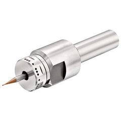 CoolSpeed - Fluid & Air-Mist High-Speed Spindles; Drive Type: Air-Mist ; RPM: 55000.000 ; Compatible Tool Size: 3mm; 4mm; 6mm ; Shaft Diameter: 16.000 (mm); Wattage: 200.000 ; Operating Pressure Range (psi): 44-101 - Exact Tool & Supply