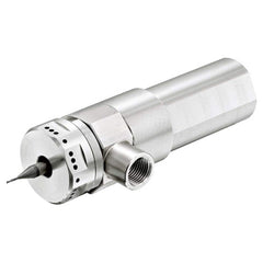 CoolSpeed - Fluid & Air-Mist High-Speed Spindles; Drive Type: Air-Mist ; RPM: 55000.000 ; Compatible Tool Size: 3mm; 4mm; 6mm ; Shaft Diameter: 22.000 (mm); Wattage: 200.000 ; Operating Pressure Range (psi): 44-101 - Exact Tool & Supply