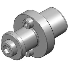 WTO - Modular Tool Holding System Adapters; Modular System Size: 3/4 ; Taper Size: C4 ; Projection (mm): 28 ; Through Coolant: Yes - Exact Tool & Supply