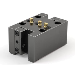 Global CNC Industries - Turret & VDI Tool Holders; Type: Doosan Double OD Turning Block ; Clamping System: 73mm X 70mm ; Tool Axis: OD ; Through Coolant: No ; Outside Diameter (Decimal Inch): 1.0000 ; Additional Information: 4 Mounting Holes - Exact Tool & Supply