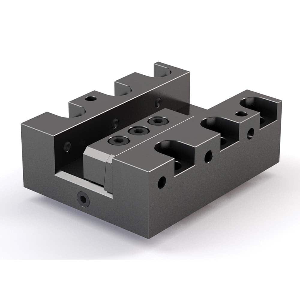 Global CNC Industries - Turret & VDI Tool Holders; Type: Mori OD Facing Block ; Clamping System: 115mm X 110mm ; Tool Axis: OD ; Through Coolant: No ; Outside Diameter (Decimal Inch): 1.2500 ; Additional Information: 4 Mounting Holes - Exact Tool & Supply