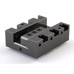 Global CNC Industries - Turret & VDI Tool Holders; Type: Mori OD Facing Block ; Clamping System: 115mm X 110mm ; Tool Axis: OD ; Through Coolant: No ; Outside Diameter (Decimal Inch): 1.2500 ; Additional Information: 4 Mounting Holes - Exact Tool & Supply