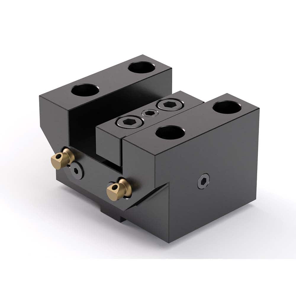 Global CNC Industries - Turret & VDI Tool Holders; Type: Okuma Howa OD Facing Block ; Clamping System: 80mm X 50mm ; Tool Axis: OD ; Through Coolant: No ; Outside Diameter (Decimal Inch): 1.0000 ; Additional Information: 4 Mounting Holes - Exact Tool & Supply