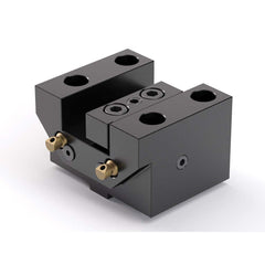 Global CNC Industries - Turret & VDI Tool Holders; Type: Okuma Howa OD Facing Block ; Clamping System: 80mm X 50mm ; Tool Axis: OD ; Through Coolant: No ; Outside Diameter (Decimal Inch): 1.0000 ; Additional Information: 4 Mounting Holes - Exact Tool & Supply