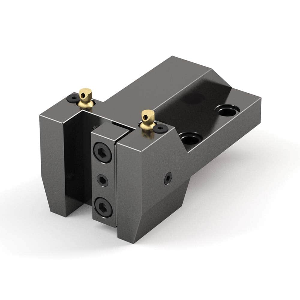 Global CNC Industries - Turret & VDI Tool Holders; Type: Okuma OD Turning Block ; Clamping System: 75mm X 55mm ; Tool Axis: OD ; Through Coolant: No ; Outside Diameter (Decimal Inch): 1.0000 ; Additional Information: 4 Mounting Holes - Exact Tool & Supply
