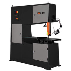 Cosen - Vertical Bandsaws; Drive Type: Variable Frequency ; Throat Capacity (Decimal Inch): 36.0000 ; Height Capacity (Inch): 13 ; Phase: 3 ; Blade Width (Inch): 1-1/4 ; Blade Speeds (SFPM): 100 - Exact Tool & Supply