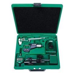 Insize USA LLC - Machinist Caliper & Micrometer Tool Kits; Tool Type Included: Caliper & Micrometer ; Minimum Caliper Measurement (mm): 0.00 ; Minimum Caliper Measurement (Inch): 0 ; Maximum Caliper Measurement (mm): 150.00 ; Maximum Caliper Measurement - Exact Tool & Supply