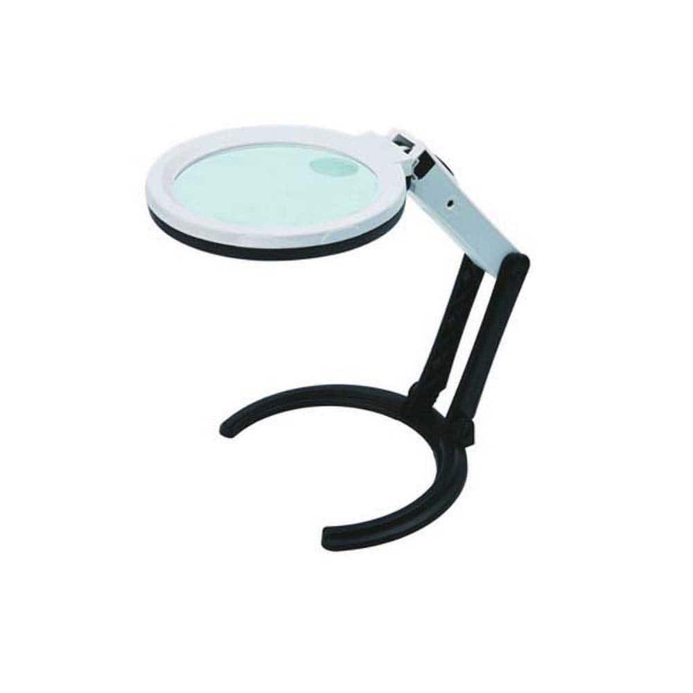 Insize USA LLC - Handheld Magnifiers; Minimum Magnification: 2x ; Maximum Magnification: 4x ; Lens Shape: Round ; Lens Diameter (mm): 120.00; 28.00 ; Lens Diameter (Decimal Inch): 4-23/32; 1-7/64 ; Lens Diameter (Inch): 4-23/32; 1-7/64 - Exact Tool & Supply