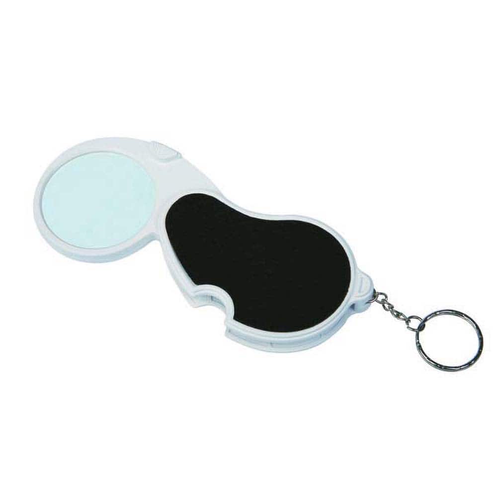 Insize USA LLC - Handheld Magnifiers; Minimum Magnification: 2.5x ; Maximum Magnification: 2.5x ; Lens Shape: Round ; Lens Diameter (mm): 45.00 ; Lens Diameter (Decimal Inch): 1-3/4 ; Lens Diameter (Inch): 1-3/4 - Exact Tool & Supply