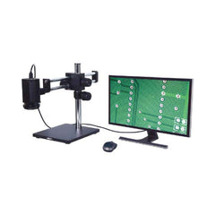 Insize USA LLC - Microscopes; Microscope Type: Digital ; Minimum Magnification: 1.8x ; Maximum Magnification: 27.5x ; Light Source: LED ; Working Distance (Inch): 4 ; Overall Length (Inch): 20 - Exact Tool & Supply