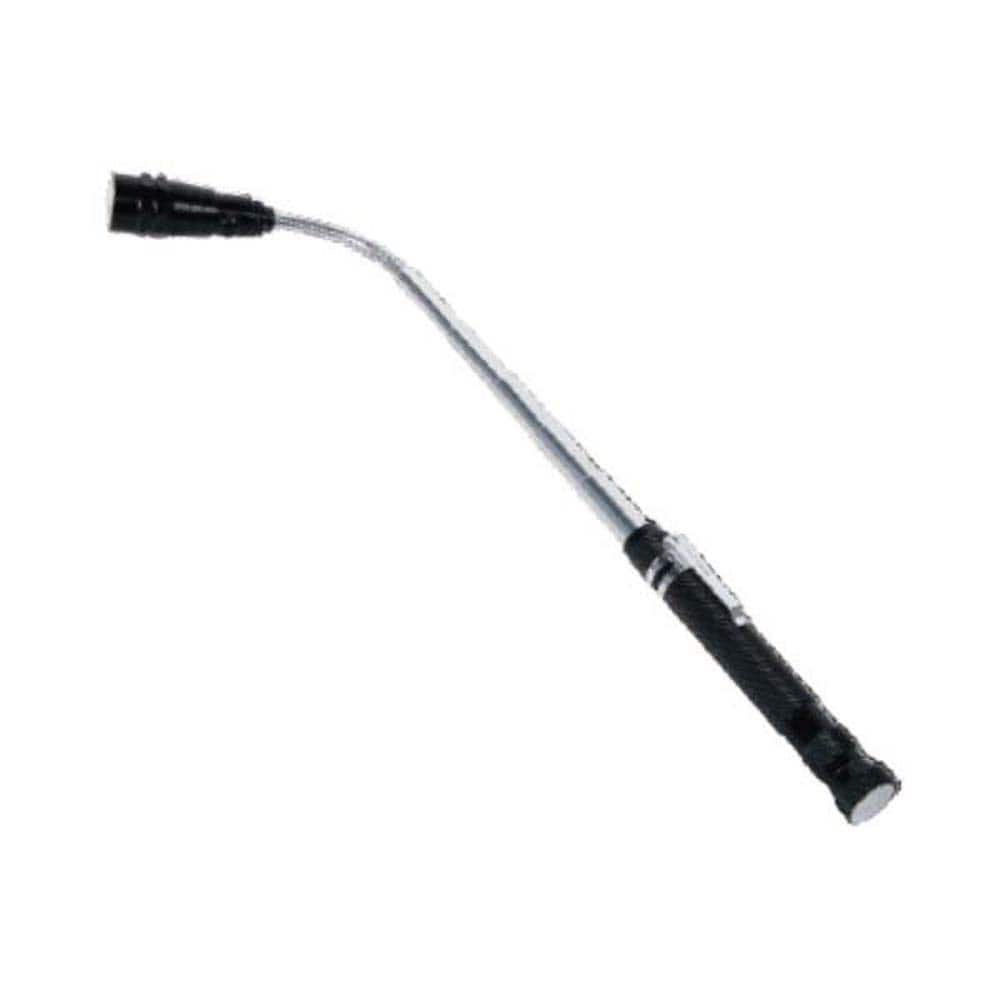 Insize USA LLC - Inspection Mirrors; Mirror Shape: Round ; Overall Length (Inch): 23-25/64 ; Features: Magnetic Head And End; Bendable Head; Adjustable Handle Length ; Magnetic: Yes ; Collapsed Length (Inch): 6.7720 - Exact Tool & Supply