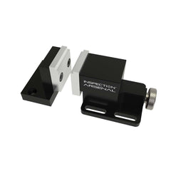 Phillips Precision - CMM Accessories; Accessory Type: Vise ; For Use With: All Types ; Material: Aluminum ; Thread Size: M6 ; Includes: Static Jaw, Adjustable Jaw, 2 Piece Metric Adapter Plate ; Series: Inspection Arsenal? - Exact Tool & Supply