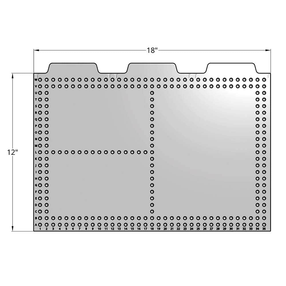 Phillips Precision - CMM Fixtures; Type: Vision Work Holding ; Plate Design: Magnetically Interlocking ; Material: Polycarbonate ; Thread Size: 1/4-20 ; Series: Open-Sight(TM) ; For Use With: Vision Inspection - Exact Tool & Supply