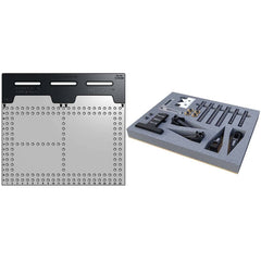 Phillips Precision - CMM Fixtures; Type: Vision Work Holding ; Plate Design: Magnetically Interlocking ; Material: Polycarbonate ; Thread Size: 1/4-20 ; Series: Open-Sight(TM) ; For Use With: Vision Inspection - Exact Tool & Supply