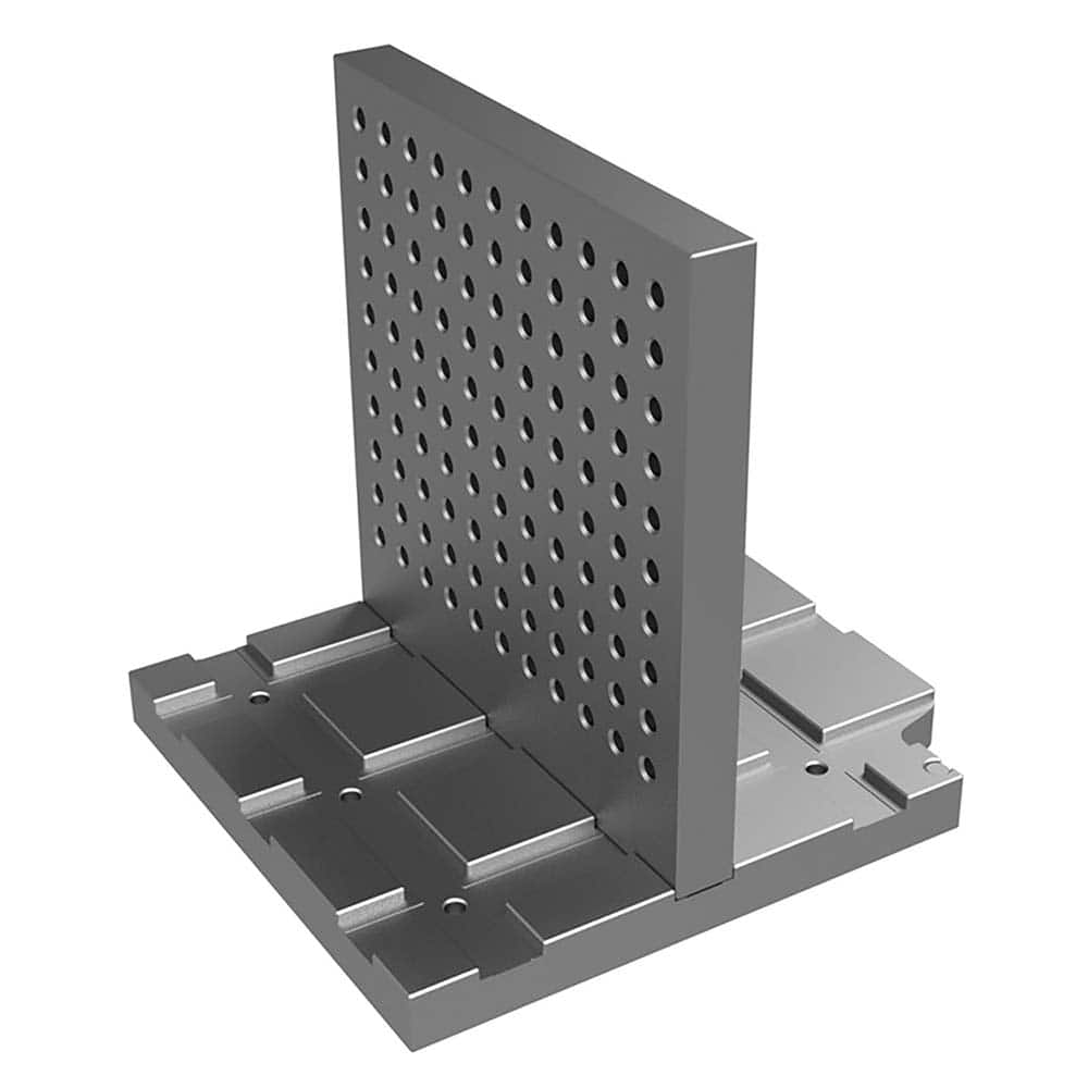Phillips Precision - CMM Accessories; Accessory Type: Plate ; For Use With: CMM ; Material: Aluminum ; Thread Size: 1/4-20 ; Includes: Base Plate, Verticle Plate and 2 Flat Head Screws ; Series: Loc-N-Load? - Exact Tool & Supply