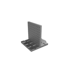 Phillips Precision - CMM Accessories; Accessory Type: Hold Down Clamp ; For Use With: CMM ; Material: Aluminum ; Thread Size: M6 ; Includes: Base Plate, Verticle Plate and 2 Flat Head Screws ; Series: Loc-N-Load? - Exact Tool & Supply