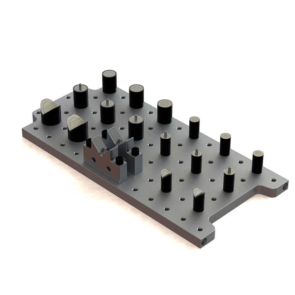 Phillips Precision - CMM Accessories; Accessory Type: Magenetic Standoff ; For Use With: All Types ; Material: Aluminum ; Thread Size: M6 ; Includes: Restpads & Stand-offs ; Series: Inspection Arsenal? - Exact Tool & Supply