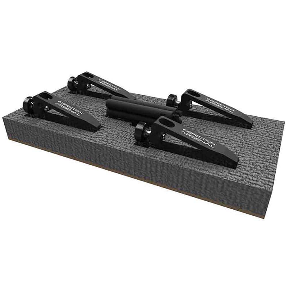 Phillips Precision - CMM Accessories; Accessory Type: Hold Down Clamp ; For Use With: All Types ; Material: Aluminum ; Thread Size: 1/4-20 ; Includes: Shafts & Clamps ; Series: Inspection Arsenal? - Exact Tool & Supply