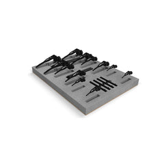 Phillips Precision - CMM Accessories; Accessory Type: Hold Down Clamp ; For Use With: All Types ; Material: Aluminum ; Thread Size: M6 ; Includes: Shafts & Clamps ; Series: Inspection Arsenal? - Exact Tool & Supply