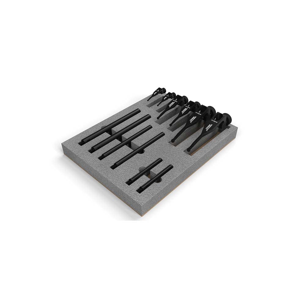 Phillips Precision - CMM Accessories; Accessory Type: Hold Down Clamp ; For Use With: All Types ; Material: Aluminum ; Thread Size: 1/4-20 ; Includes: Shafts & Clamps ; Series: Inspection Arsenal? - Exact Tool & Supply