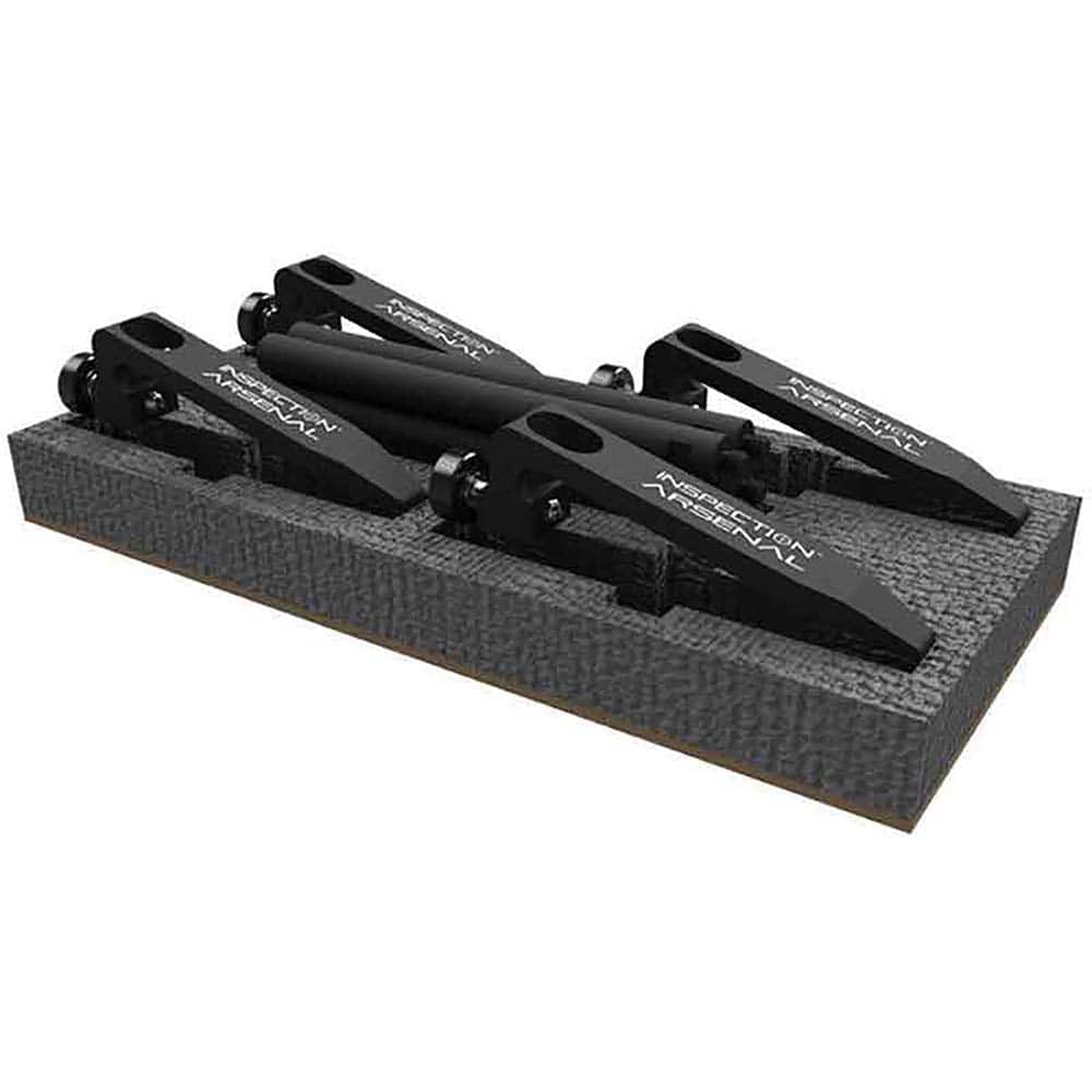 Phillips Precision - CMM Accessories; Accessory Type: Hold Down Clamp ; For Use With: All Types ; Material: Aluminum ; Thread Size: M6 ; Includes: Shafts & Clamps ; Series: Inspection Arsenal? - Exact Tool & Supply