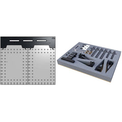 Phillips Precision - CMM Fixtures; Type: Vision Work Holding ; Plate Design: Magnetically Interlocking ; Material: Polycarbonate ; Thread Size: 1/4-20 ; Series: Open-Sight(TM) ; For Use With: Vision Inspection - Exact Tool & Supply