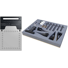 Phillips Precision - CMM Fixtures; Type: Vision Work Holding ; Plate Design: Magnetically Interlocking ; Material: Polycarbonate ; Thread Size: 1/4-20 ; Series: Open-Sight(TM) ; For Use With: Vision Inspection - Exact Tool & Supply