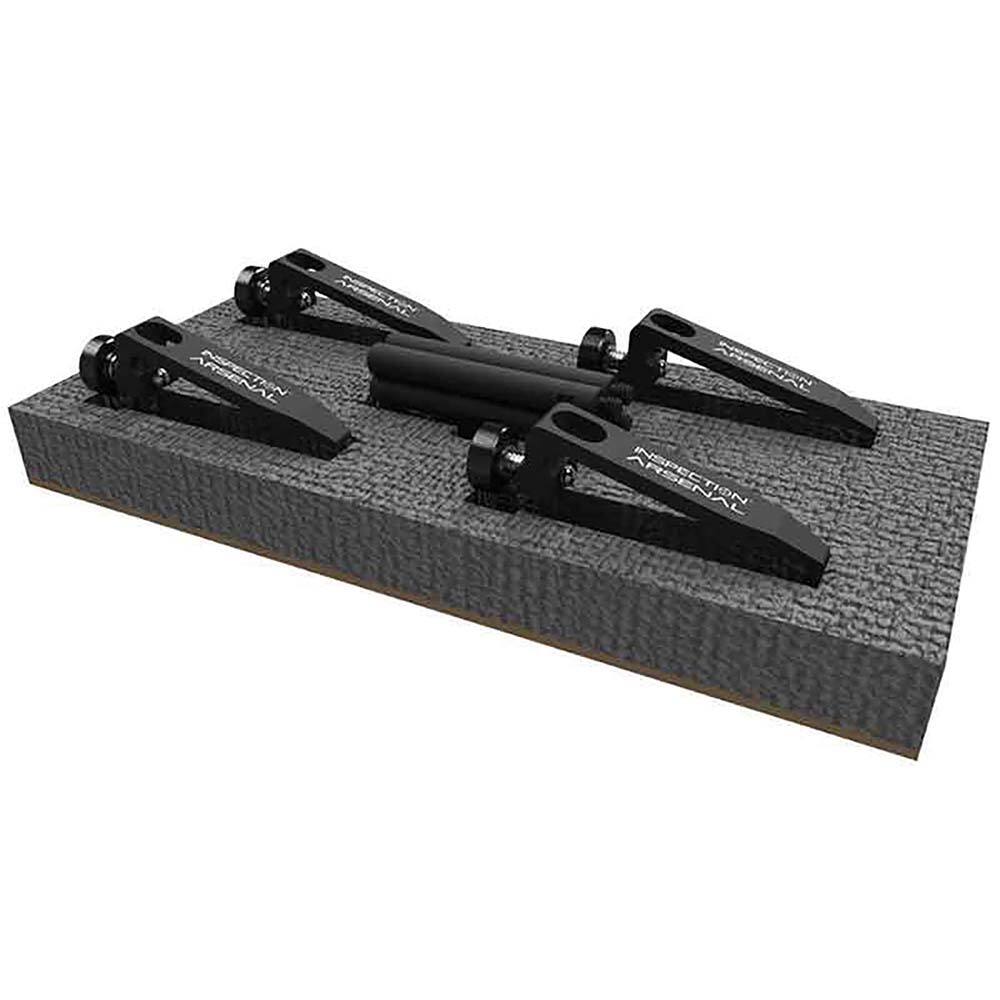 Phillips Precision - CMM Accessories; Accessory Type: Hold Down Clamp ; For Use With: All Types ; Material: Aluminum ; Thread Size: M6 ; Includes: Shafts & Clamps ; Series: Inspection Arsenal? - Exact Tool & Supply