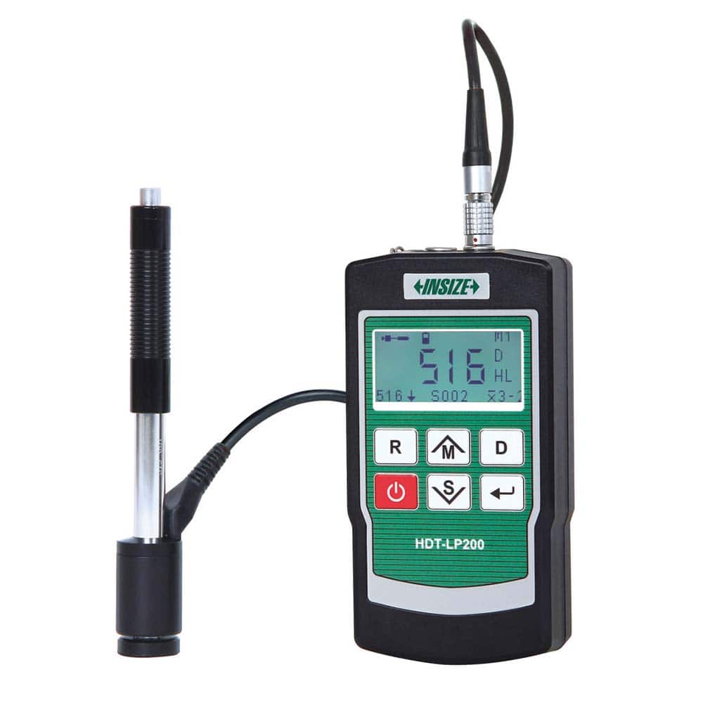 Insize USA LLC - Portable Electronic Hardness Testers; Scale Type: Leeb ; Minimum Hardness: 100 HL ; Maximum Hardness: 960 HL ; Hardness Range: 100 to 960 HL ; Power Source: AA Batteries ; Battery Type: AA - Exact Tool & Supply