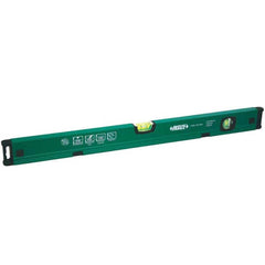 Insize USA LLC - Box Beam, I-Beam & Torpedo Levels; Level Type: Box Beam ; Number of Vials: 2 ; Material: Aluminum ; Length (Inch): 32 ; Magnetic or Nonmagnetic: Magnetic ; Width (Decimal Inch): 0.7870 - Exact Tool & Supply