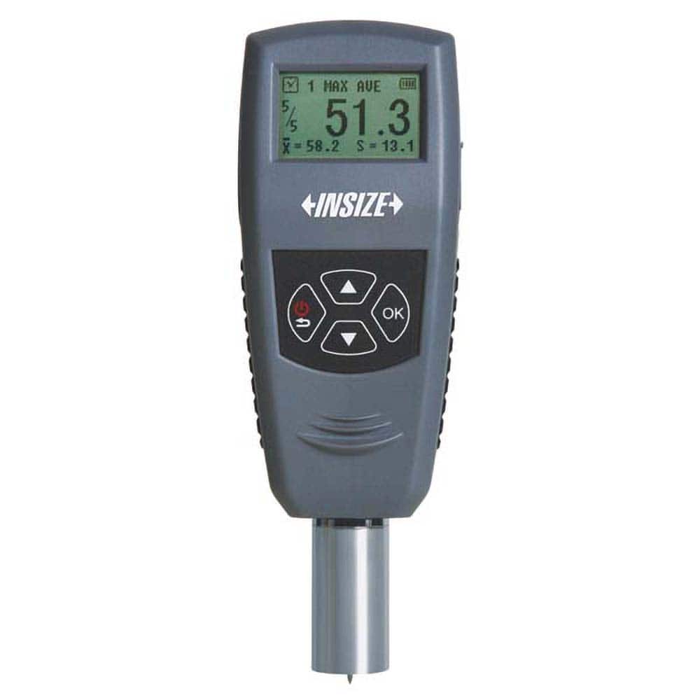 Insize USA LLC - Portable Electronic Hardness Testers; Scale Type: Shore ; Minimum Hardness: 0 HD ; Maximum Hardness: 100 HD ; Accuracy (pt.): 1 ; Hardness Range: 0 to 100 HD ; Resolution: 0.1 - Exact Tool & Supply