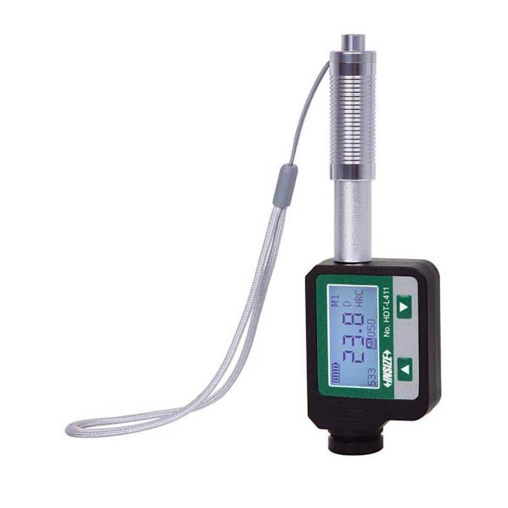 Insize USA LLC - Portable Electronic Hardness Testers; Scale Type: Leeb ; Minimum Hardness: 100 HL ; Maximum Hardness: 960 HL ; Hardness Range: 100 to 960 HL ; Power Source: AAA Batteries ; Battery Type: AAA - Exact Tool & Supply