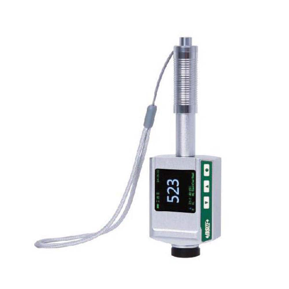 Insize USA LLC - Portable Electronic Hardness Testers; Scale Type: Leeb ; Minimum Hardness: 170 HLD ; Maximum Hardness: 960 HLD ; Hardness Range: 170 to 960 HLD ; Power Source: Rechargeable Battery ; Battery Type: 3.7V Rechargable Li-Polymer - Exact Tool & Supply