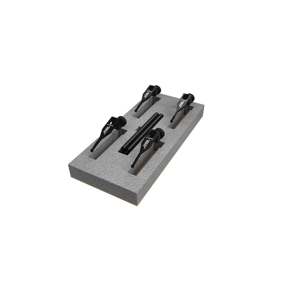 Phillips Precision - CMM Accessories; Accessory Type: Hold Down Clamp ; For Use With: All Types ; Material: Aluminum ; Thread Size: 1/4-20 ; Includes: Shafts & Clamps ; Series: Inspection Arsenal? - Exact Tool & Supply
