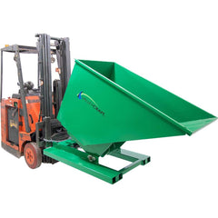 Valley Craft - Hoppers & Basket Trucks; Type: Self-Dumping Hopper ; Load Capacity (Lb.): 2000.000 ; Width (Inch): 35-1/2 ; Length (Inch): 66 ; Height (Inch): 49 ; Material: Steel - Exact Tool & Supply