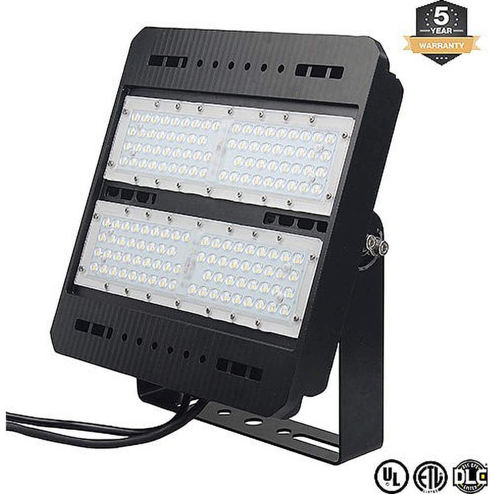 Metro LED - Floodlight Fixtures; Mounting Type: Universal ; Housing Color: Dark Bronze ; Housing Material: Aluminum Alloy/Stainless Steel ; Lamp Type: Integrated LED ; Wattage: 150 - Exact Tool & Supply