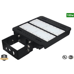 Metro LED - Floodlight Fixtures; Mounting Type: Universal ; Housing Color: Dark Bronze ; Housing Material: Aluminum Alloy/Stainless Steel ; Lamp Type: Integrated LED ; Wattage: 100 - Exact Tool & Supply