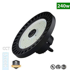 Metro LED - High Bay & Low Bay Fixtures; Fixture Type: High Bay ; Lamp Type: Integrated LED ; Number of Lamps Required: 1 ; Reflector Material: Aluminum ; Housing Material: Aluminum Alloy/Stainless Steel ; Wattage: 240 - Exact Tool & Supply