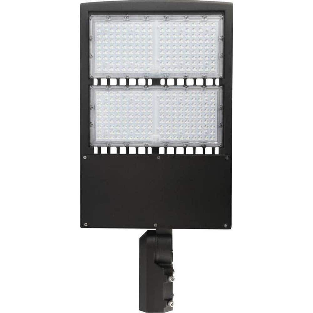 Metro LED - Parking Lot & Roadway Lights; Fixture Type: Roadway Light ; Lamp Type: LED ; Lens Material: Polycarbonate ; Lamp Base Type: Integrated LED ; Mounting Type: Slipfitter ; Voltage: 277/480 V - Exact Tool & Supply