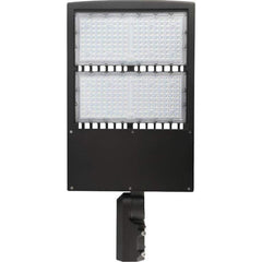 Metro LED - Parking Lot & Roadway Lights; Fixture Type: Roadway Light ; Lamp Type: LED ; Lens Material: Polycarbonate ; Lamp Base Type: Integrated LED ; Mounting Type: Slipfitter ; Voltage: 277/480 V - Exact Tool & Supply